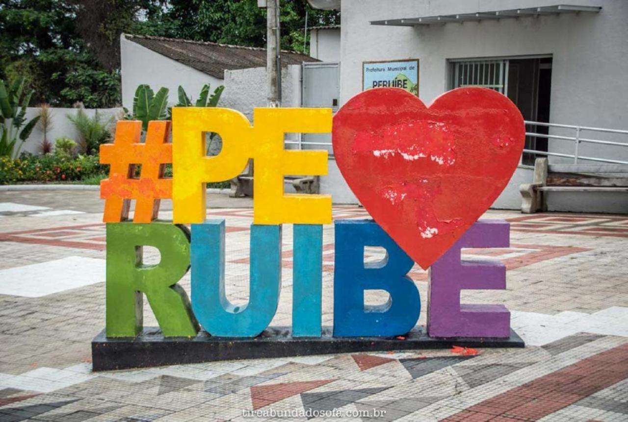 Apartamento Peruibe Pe Na Areia!!! Eksteriør bilde